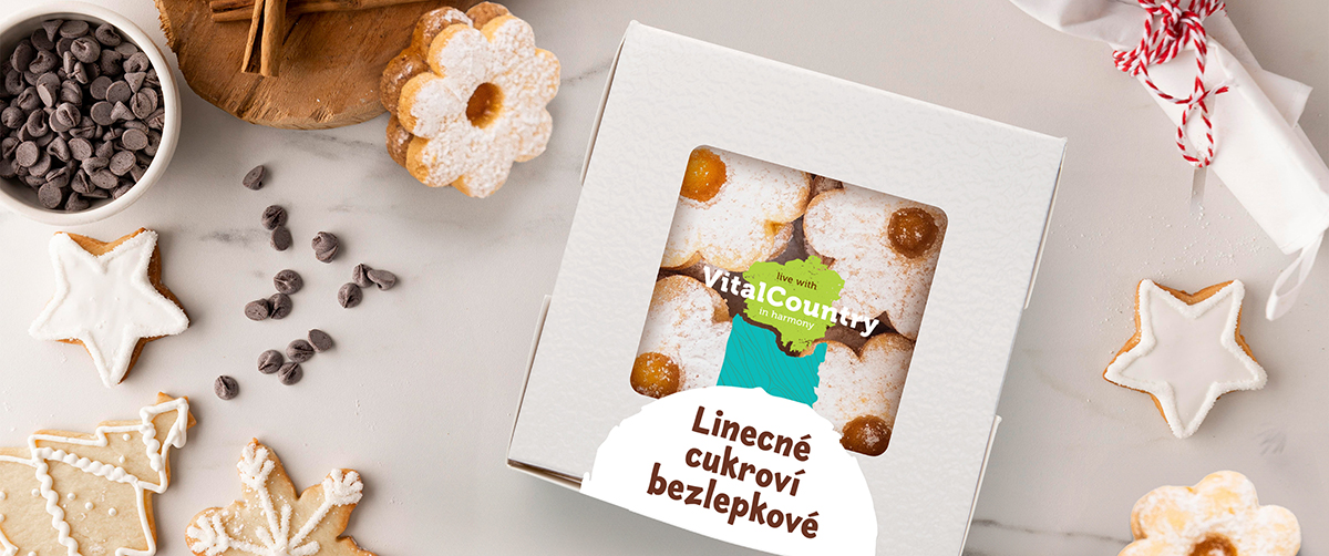 Bezlepkové linecké cukroví 220g